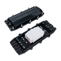 Hot Selling 96 Core PC Material Fiber Optic Splice Closure 3-inlet 3-outlet Max 4 Trays Mechanical Sealing Waterproof FTTH
