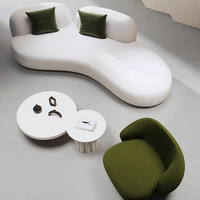 Juego de Sofás de Recepción para Oficina Moderna YXSF-12, Diseño Seccional en Cuero PU para Oficina en Casa y Uso Escolar, Hecho en China