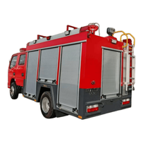 Camion de pompiers à réponse rapide de 2,5 tonnes Dongfeng 4x2 5 places, camion-citerne pour rues étroites