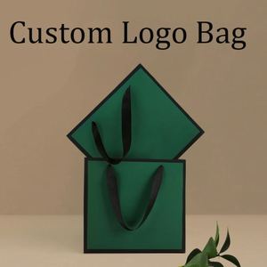 Sacs cadeaux en papier personnalisés KM avec votre nom de marque pour les petites entreprises, sacs d'emballage pour bijoux, vêtements - Product Image 2