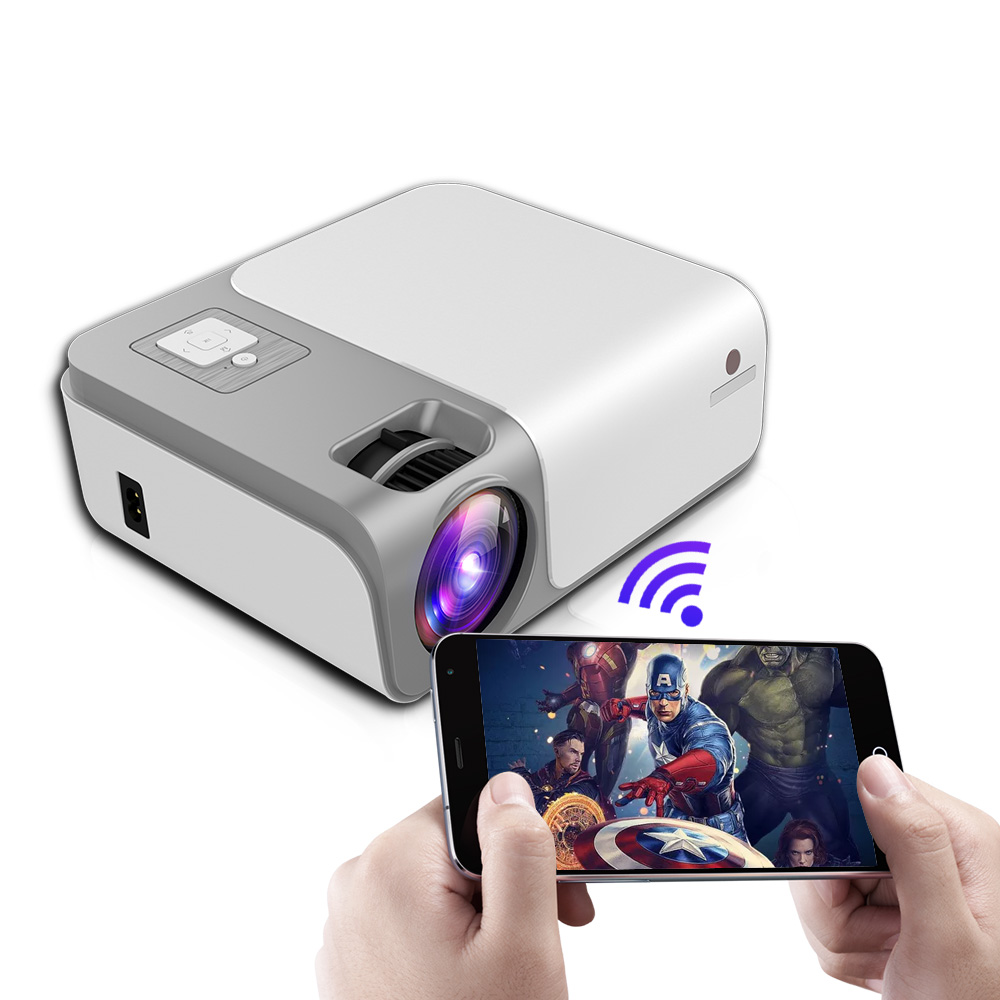 プロジェクター GROVIEW 10000lm 高輝度 5G WiFi リアル1920