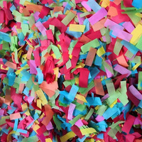 Confettis multicolores ignifuges de 1 kg, emballage soigné, décoration de table, confettis pour discothèque, festival de musique en plein air, concert