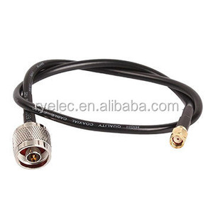 Cable de comunicación de antena RG58U SYV 50-3 de cobre puro, adaptador de 50-3 N macho a RP-SMA macho - Product Image 1