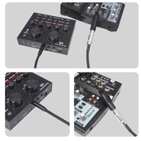 Konverter Adaptor Kabel Audio Stereo 3.5Mm 1/8 Inci TRS Jantan Ke 6.35Mm 1/4 Inci Betina untuk Speaker Amplifier Headphone Ponsel