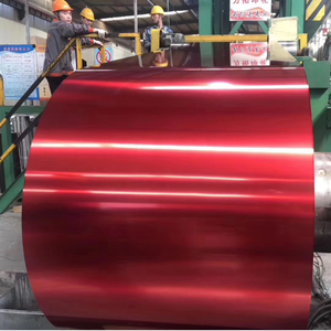 Bobina de acero laminada en frío prepintada al por mayor hierro coloreado Gl Dx51d Gi inmersión en caliente PPGL Galvalume galvanizado recubierto de color PPGI - Product Image 3