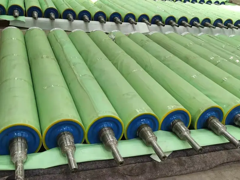 Hengfeng rol karet industri poliuretan rol pengangkut kertas rol makan