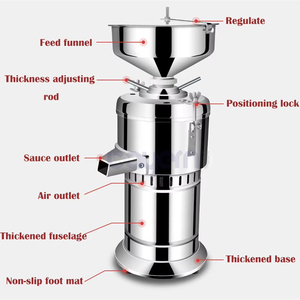เครื่องทำซอสแบบตั้งโต๊ะสำหรับทำเนยถั่ว งา ถั่วลิสง พิสตาชิโอ เครื่องบดถั่วเชิงพาณิชย์ เครื่องทำเนยถั่ว - Product Image 2