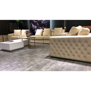 Gran oferta de fábrica, sofá de lujo, tela de microfibra, <span class=keywords><strong>muebles</strong></span> de Sala, sofá Seccional de cuero genuino Chesterfield con botones copetudos - Product Image 5