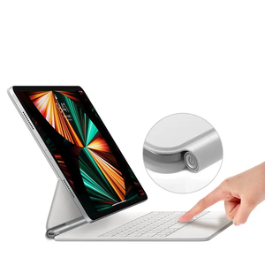 Étui pour clavier <span class=keywords><strong>rechargeable</strong></span> sans fil en cuir PU avec pavé tactile pour iPad <span class=keywords><strong>11</strong></span> pro et 10.9 pouces - Product Image 6
