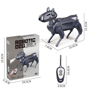 Giocattolo Educativo KS <span class=keywords><strong>Robot</strong></span> Cane <span class=keywords><strong>Telecomandato</strong></span> con Funzione Spray, Kit di Montaggio Fai-da-Te in Plastica STEM per Bambini - Product Image 6