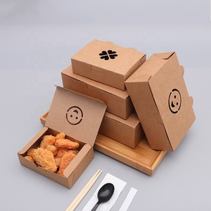Fabricant Offre Spéciale emballage de poulet frit <span class=keywords><strong>sushi</strong></span> boîte à emporter vente en gros de boîtes à emporter kraft anti-graisse personnalisées - Product Image 3