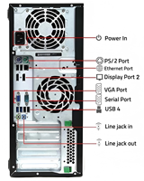 PC de bureau Barebone Tower EliteDesk 800 G1, 4ème génération, propre, sans rayures, grade A, testé, fonctionnel