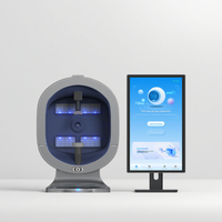 Analizador de piel X5 Pro para salón de belleza, humedad, arrugas, acné, detector de poros, dispositivo de pigmentación de 8 espectros, máquina de análisis de piel