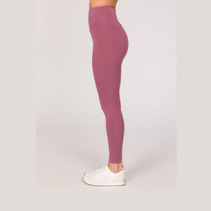 2025 pantalones de yoga ajustados de cintura alta, mallas para mujer, una pieza, venta al por mayor, gimnasio, correr, entrenamiento, mallas personalizadas - Product Image 4