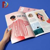 Impression offset personnalisée de haute qualité, catalogue/brochure/livret/magazine en papier offset A5/A4 avec reliure parfaite, vente en gros d'usine