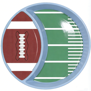 Tazón de <span class=keywords><strong>Melamina</strong></span> con Diseño de Fútbol Americano para Servir Aperitivos y Salsas, Ideal para Fiestas Deportivas, con Diseño de Campo y Balón - Product Image 3