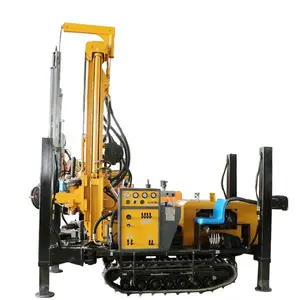 Giá Tốt 200M Quay Giàn Khoan Trung Quốc Crawler Thủy Lực Máy Nước Giếng Khoan Giàn Khoan Để Bán