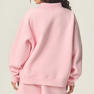 2025 Neuerscheinung Bestseller Hochwertige Alltagskleidung mit Eigenem Logo Einfarbiger Pullover Übergroße Schwergewichtige Sportbekleidung - Product Image 6