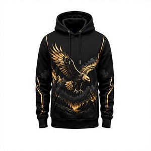 Sudadera con Capucha para Hombre Long Mission Industry, Estilo Casual Urbano, Negra, 100% Algodón, Transpirable, Forrada, Diseño Europeo y Estadounidense - Product Image 5