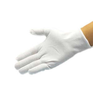 Gants en coton double face, pur coton, respirants, élastiques, pour le travail industriel, l'électronique et l'usine - Product Image 3