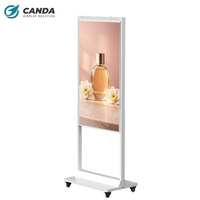 Écran publicitaire LCD ultra-fin haute luminosité 32 43 49 55 65 pouces 700-4000 Nits pour vitrine de magasin