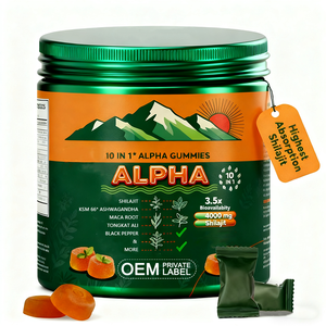 Integratore OEM/ODM 10-in-1 con Gommose alle Erbe, Muschio Marino, Shilajit e <span class=keywords><strong>Ashwagandha</strong></span> per Migliorare la Memoria e Aumentare l'Energia - Product Image 1