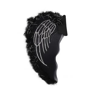 Sayap Peri Bulu Nilon Putih Aksesoris Cosplay Halloween Dekorasi Pesta - Product Image 6