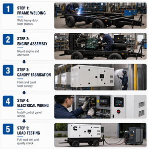 Generador Diésel Cummins Weichai de 30kVA, Tipo Silencioso, Alta Seguridad, Larga Vida Útil, Bajo Ruido, Fácil de Operar, Ahorro de Energía, Ecológico - Product Image 1