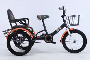 Vente en gros <span class=keywords><strong>tricycle</strong></span> enfant/<span class=keywords><strong>tricycle</strong></span> double siège pour enfants de 6 à 8 ans/12, 16,20 pouces <span class=keywords><strong>tricycle</strong></span> à pédales pour enfants - Product Image 5