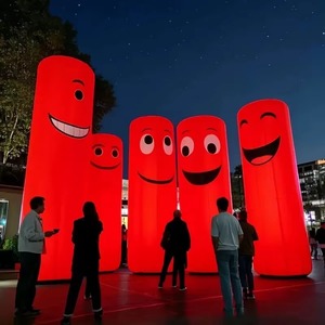 Columna Inflable Publicitaria para Exteriores con Ventilador, Poste Inflable de Rápida Inflación para Eventos de Inauguración y Promoción - Product Image 1