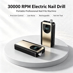 Perceuse à ongles sans fil haute puissance 85W, perceuse à ongles durable 40 000 tr/min avec remplisseur de vernis à ongles monté sur support - Product Image 4