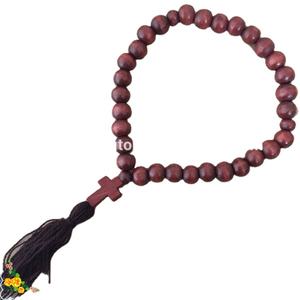Commercio all'ingrosso 33 perline di legno Islamico, tasbeeh, musulmano preghiera collana di perline, <span class=keywords><strong>tasbih</strong></span>, perline di preghiera auto ciondolo appeso - Product Image 1