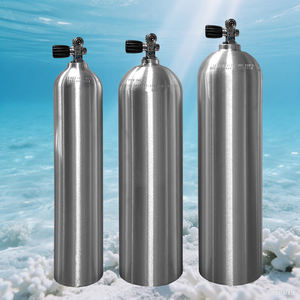 ENISO7866 TPED 6L 7L 11L 11.1L 12L serbatoio subacqueo in alluminio bombola per immersioni bombola per ossigeno - Product Image 1