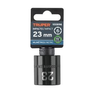 Truper D-7423-M Chiave a Bussola da 23mm a 6 Punte Attacco da 1/2'' Finitura Cromata Qualità Fai-da-Te Materiale CR-MO Personalizzabile Supporto OEM - Product Image 1