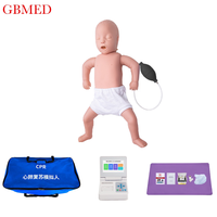 Simulateur de réanimation infantile avec écran tactile et imprimante, mannequin de formation aux compétences d'urgence en réanimation pour les infirmières