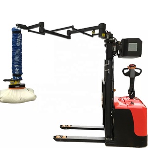 Lifting <strong>Forklift</strong> Pallet Truck Small Battery Electric <strong>Forklift</strong> With Vacuum Sack Lifter - Product Image 1
