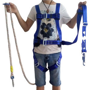 Attrezzo Manuale di Sicurezza Blu <span class=keywords><strong>a</strong></span> 5 Punti per Protezione Completa del Corpo, Regolabile - Product Image 1