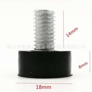 Niveladores de Muebles Junyuewei Ajustables de 18x8mm, de Plástico y Metal, para Mesas y Sillas - Product Image 2