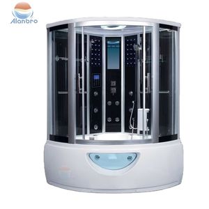 ห้องอาบน้ำฝักบัวอะคริลิกแบบตั้งพื้นพร้อมห้องซาวน่าแบบเปียกและแห้ง รวมกับอ่างน้ำวนนวดตัวแบบน้ำตก - Product Image 1