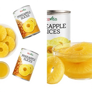 Made In Vietnam Hot Sale Delicious <b>Big</b> Sale Canned Pineapple in Natural Pineapple Juice Packed in 30oz Can - Product Image 1