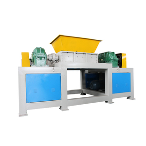 OKMT Industrial OEM Double Shaft Gearbox Shredder <b>Machine</b> 30KW High Safety Plastic PET/PVC Scrap Metal Rubber <b>Tyre</b> Waste Carton - Product Image 6