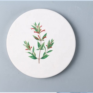 Posavasos absorbentes <span class=keywords><strong>de</strong></span> cerámica, blanco, para bebidas, <span class=keywords><strong>venta</strong></span> <span class=keywords><strong>de</strong></span> fábrica - Product Image 2