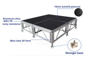 Fabricant fiable de plateformes de scène modulaires <span class=keywords><strong>en</strong></span> aluminium avec certification TUV et CE pour les marchés américain et europé<span class=keywords><strong>en</strong></span> - Product Image 4