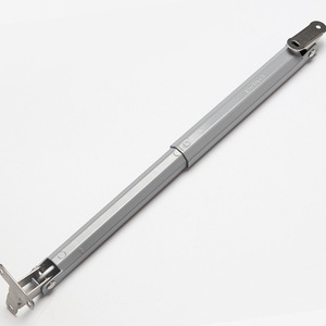Tige de support hydraulique 80N 150N, vérin à gaz pour porte, usage intérieur, gris clair, acier laminé à froid, placage chrome - Product Image 1
