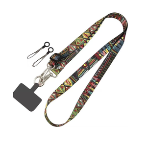 Colorful 6/7/8line Pattern Phone Lanyard PL with Metal Clasp and Keychain Loop for Phone and <b>ID</b> <b>Holder</b> Europa - Product Image 5