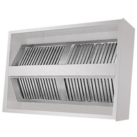 Filter Motor Hood Kompor Restoran Stainless Steel 201/304, Peralatan Dapur Komersial, Baja Satin