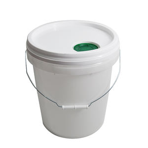 Seau en plastique transparent Innopack de 5 gallons avec couvercles bleus, fabricant de seaux en plastique de qualité alimentaire, seaux de bonne qualité pour les cornichons et la glace - Product Image 1