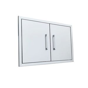 Puerta de cocina al aire libre, suministro de fábrica, acero inoxidable 201, puertas de barbacoa de alta resistencia, 304 - Product Image 1