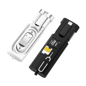 <span class=keywords><strong>Cable</strong></span> de datos de línea de transferencia de 60W Kabel Cabo USB a Micro tipo C a tipo C 6 en 1, juego de caja de almacenamiento, fabricante 3A, <span class=keywords><strong>Cable</strong></span> de carga rápida - Product Image 1