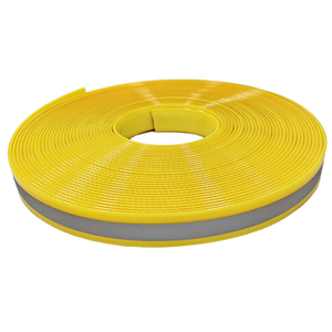 고품질 형광 오렌지 반사 친환경 방수 유연 TPU 코팅 폴리에스터 웨빙 맞춤형 로고 직조 - Product Image 4